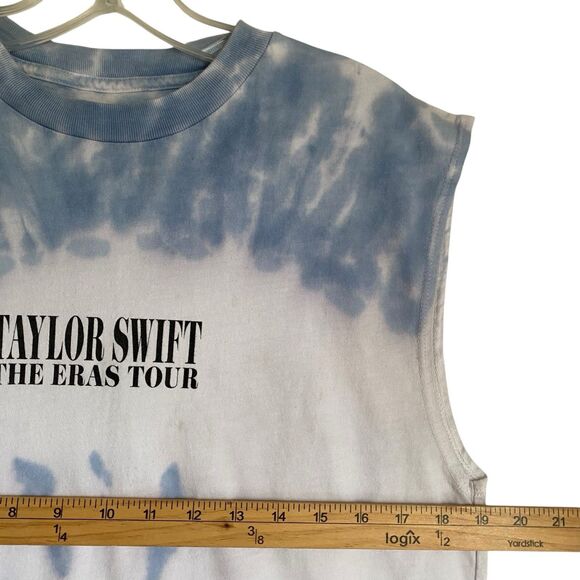 Taylor Swift Tank Top Size S The Eras Tour 2023 Graphic Print Crewneck Tie Dye - Picture 2 of 6